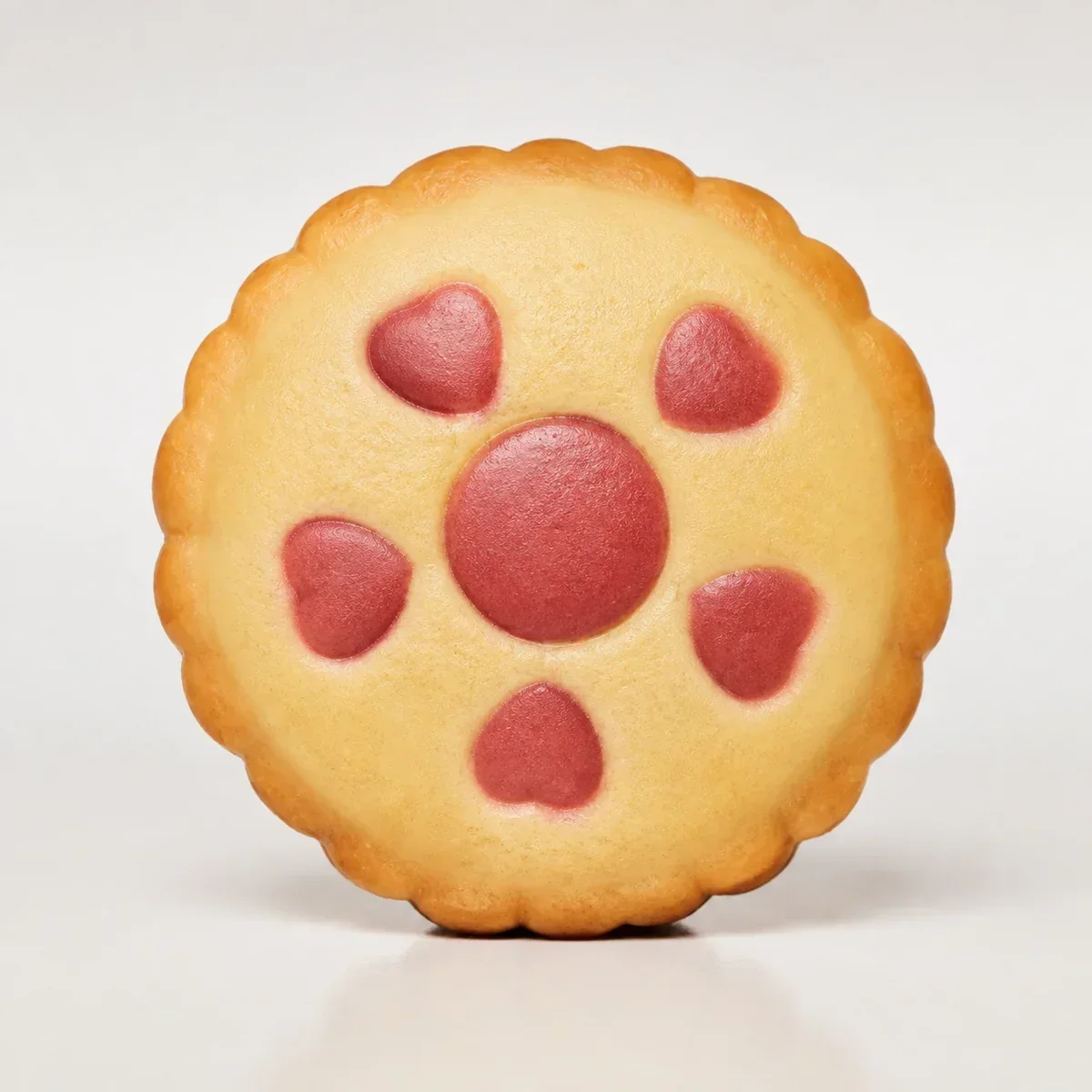Circle Cherry Cookie squishy — Slow-Rise PU Foam, Fruit Squishy family, wholesale from factory Circle Cherry Cookie squishy — Slow-Rise PU Foam, Fruit Squishy family, wholesale from factory
