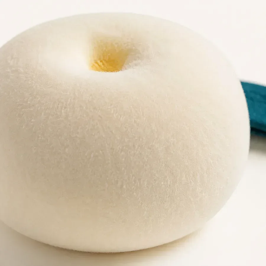 Flocked (With Fur) squishy texture close-up Flocked (With Fur) squishy texture close-up
