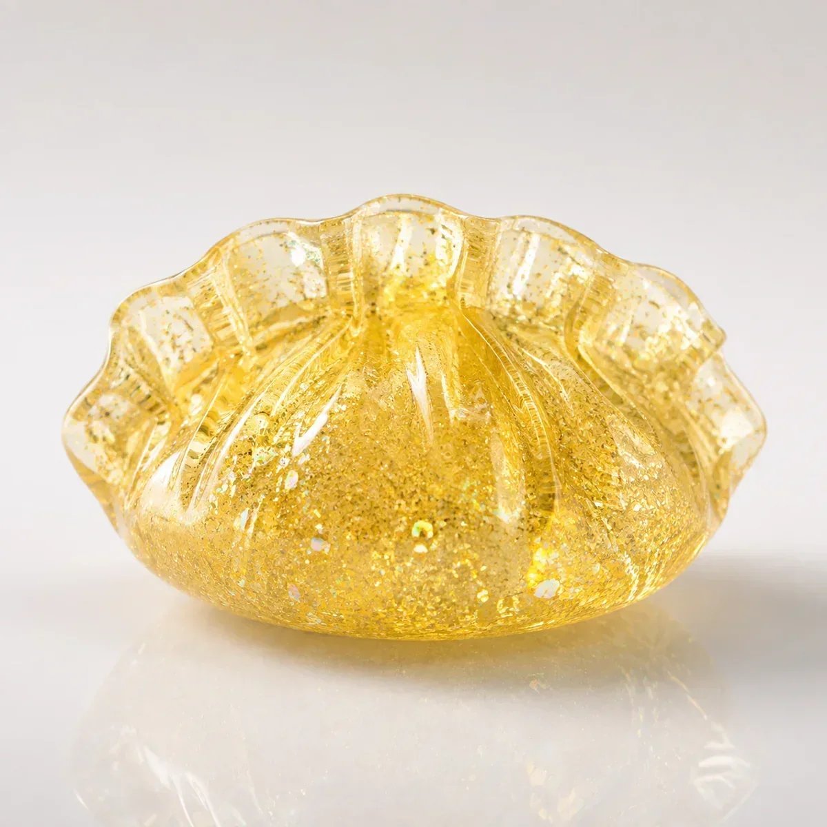 Golden Glitter Dumpling squishy — Transparent Crystal, Dumpling Squishy family, wholesale from factory Golden Glitter Dumpling squishy — Transparent Crystal, Dumpling Squishy family, wholesale from factory