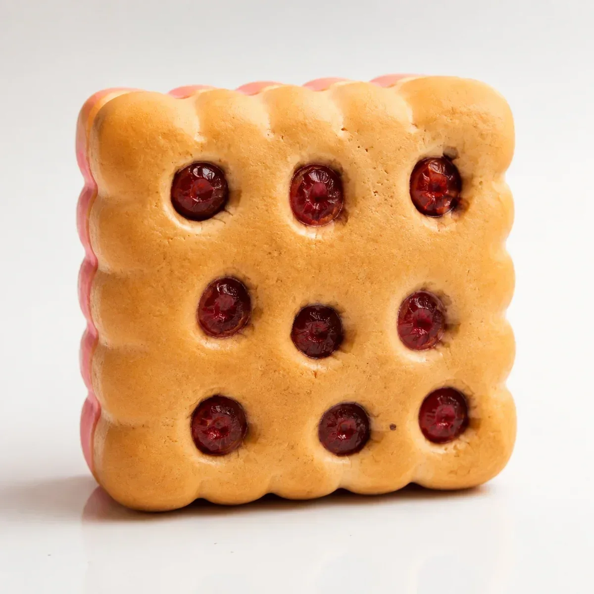 Square Cherry Cookies squishy — Slow-Rise PU Foam, Fruit Squishy family, wholesale from factory Square Cherry Cookies squishy — Slow-Rise PU Foam, Fruit Squishy family, wholesale from factory